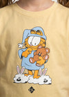 T-shirt "Garfield: Sleepyhead" - butter yellow (children's)