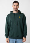 Hoodie "Peanuts: Ned mid mir" - dunkelgrün