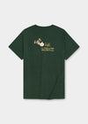 T-Shirt "Peanuts: Na, Merce" - dunkelgrün