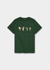T-shirt "Peanuts: Brass Band" - dark green