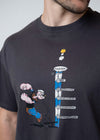 T-shirt "Popeye beats the Luke" - dark grey